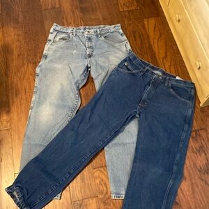 3 pairs Wrangler  jeans 36x32